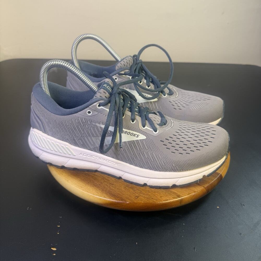 Brooks Women's Addiction GTS 15 Running Walk Athletic Shoes Size 10.0 Gray Read